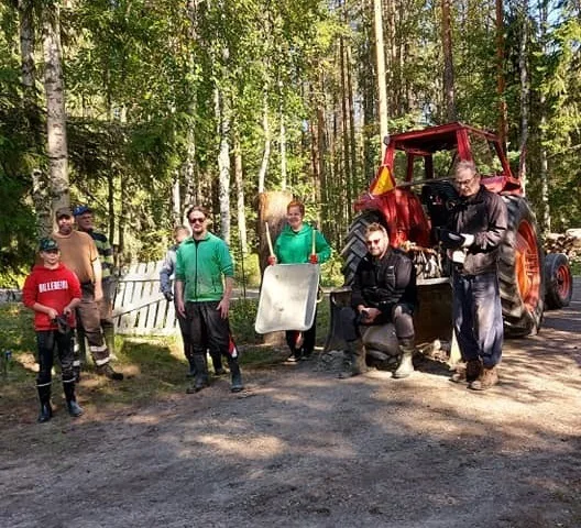 Karankajarven talkoolaisia Pertti Maatta