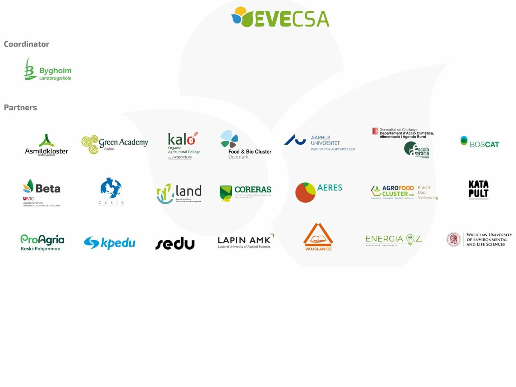 Logot Evecsa kumppanit