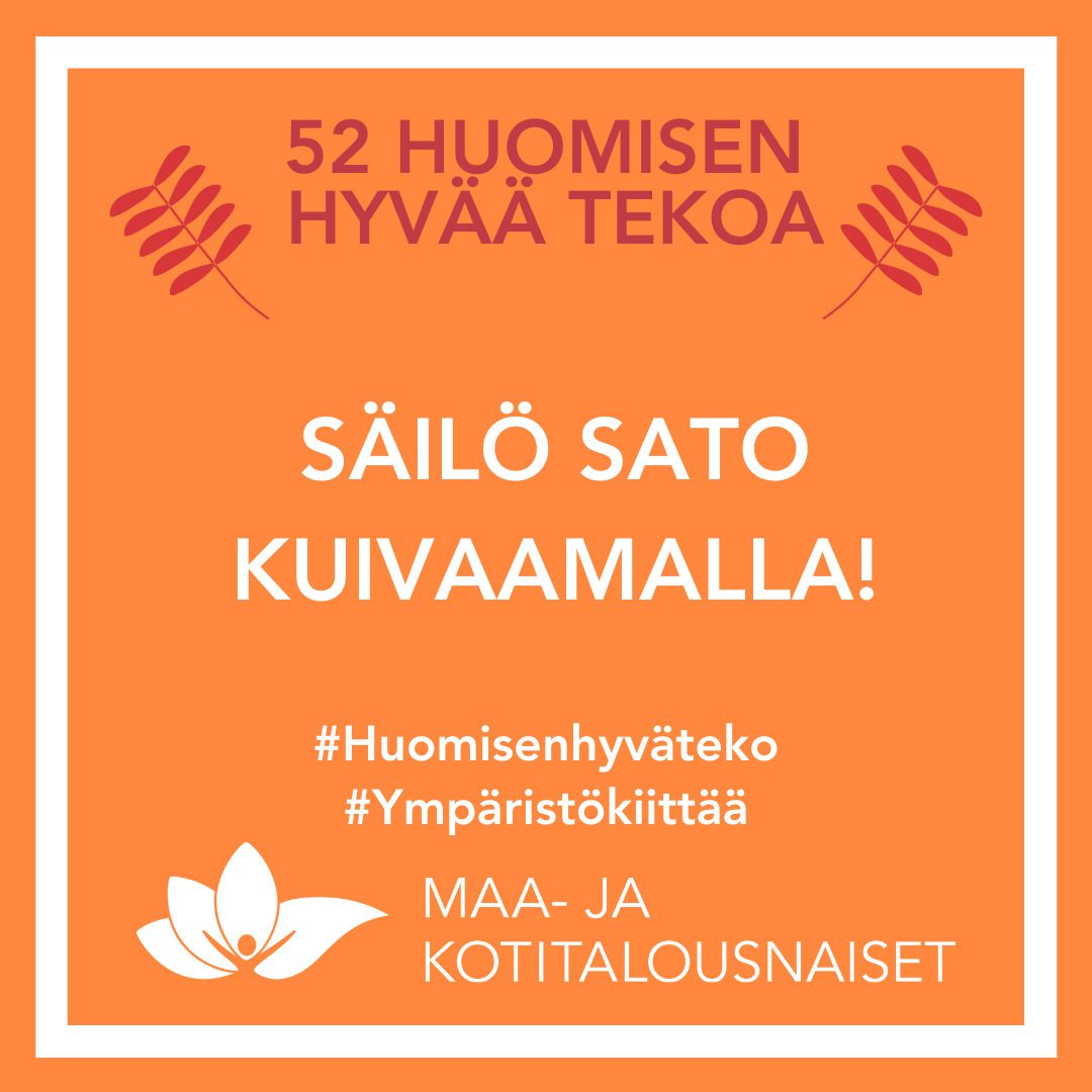 HHT_Säilö kuivaamalla