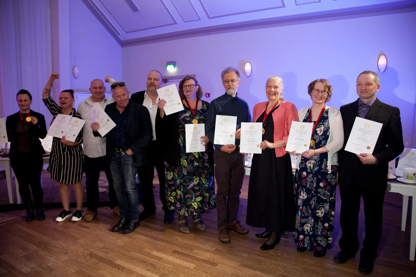 Artesaaniruokakilpailu 22 9 2022 yrittajia Lappeenrannan kasinolla Kuva AP