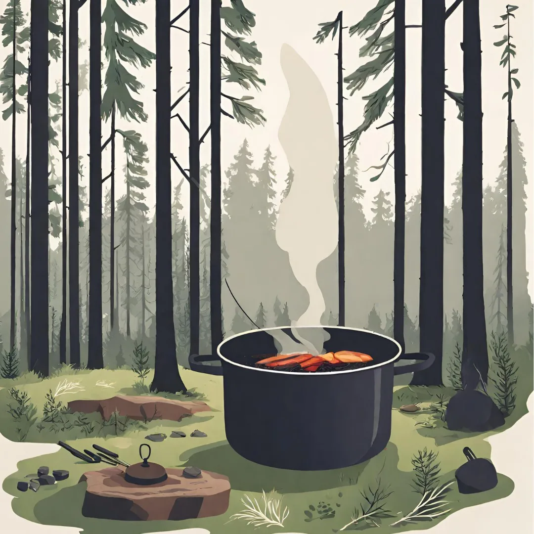 Keitin keskella kylaa