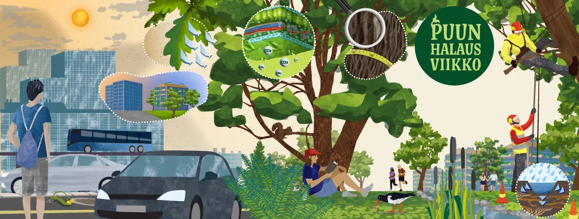 Puunhalausviikko 2023 banneri