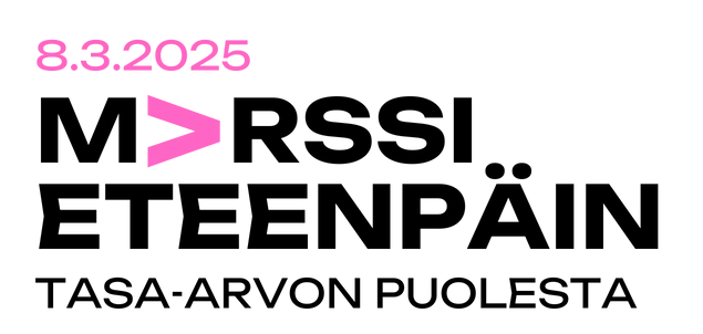 Marssi eteenpain tasa arvon puolesta