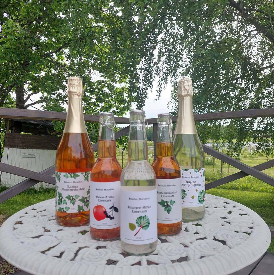 Hakolan marjatilan tuotteita Kuva Outi Koskinen