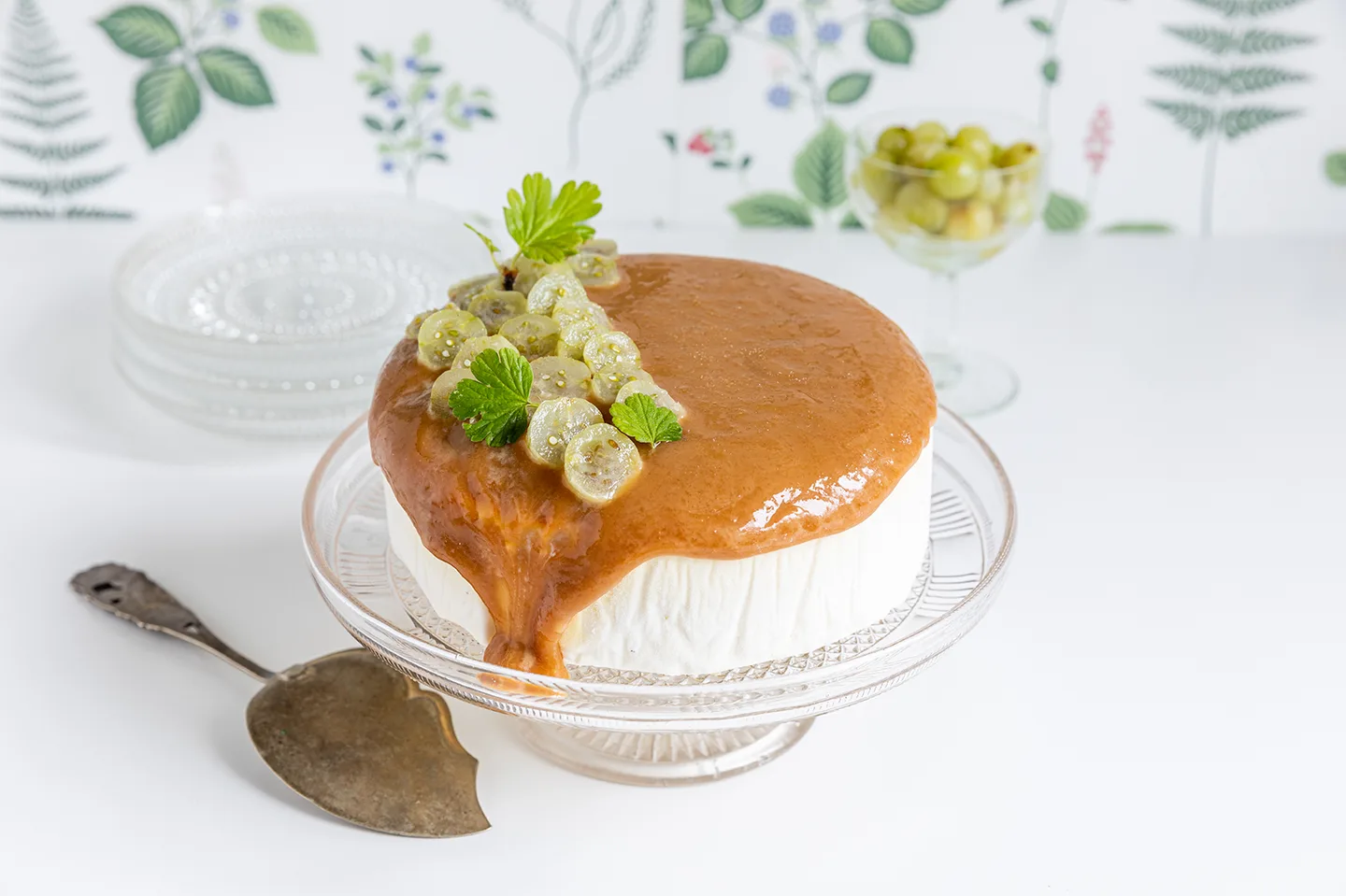 Karviasjäädyke lasivadilla