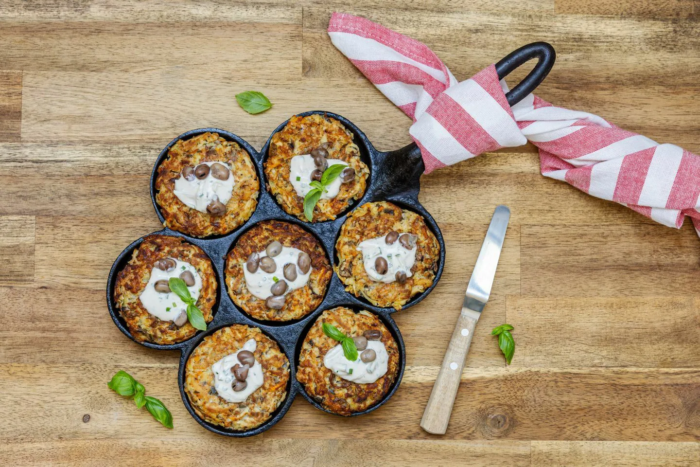 paistinpannulla kasvispihvejä