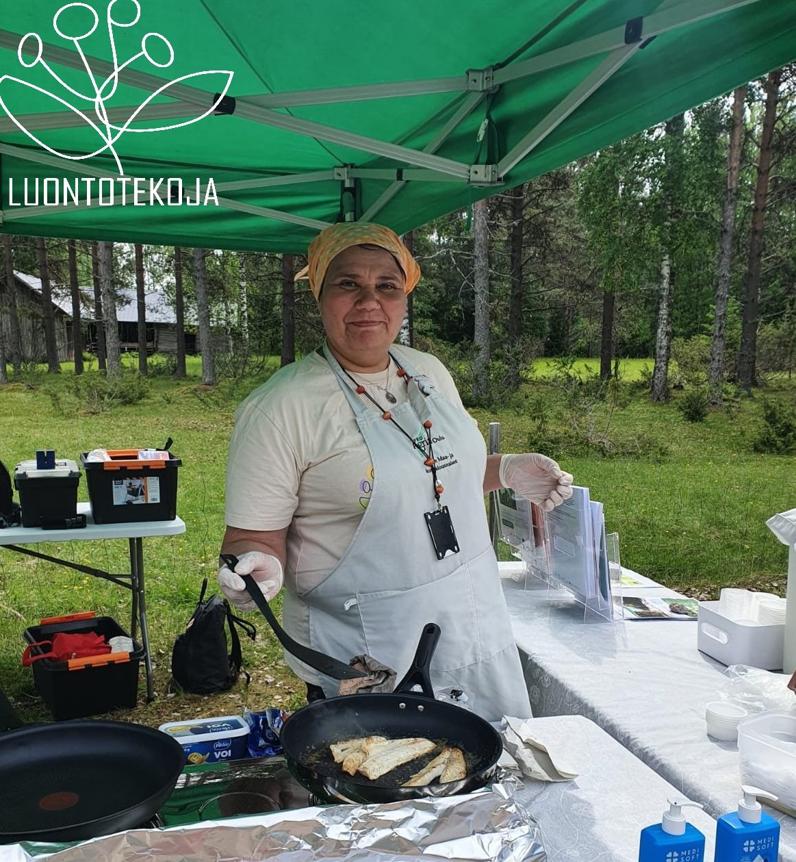 Kalan maistatusta Liimanninkoskella