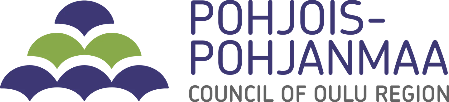 Pohjois Pohjanmaan Liitto logo English