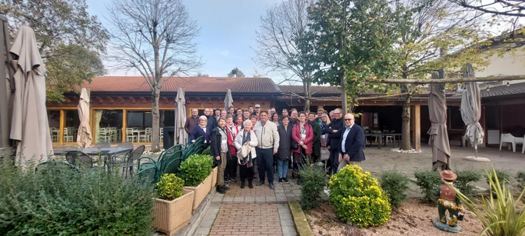 Yhteiskuva Italian opintomatkalta