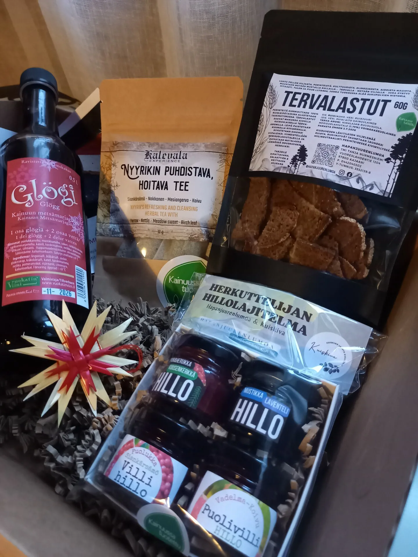 Kainuussa tuotettu joulukori