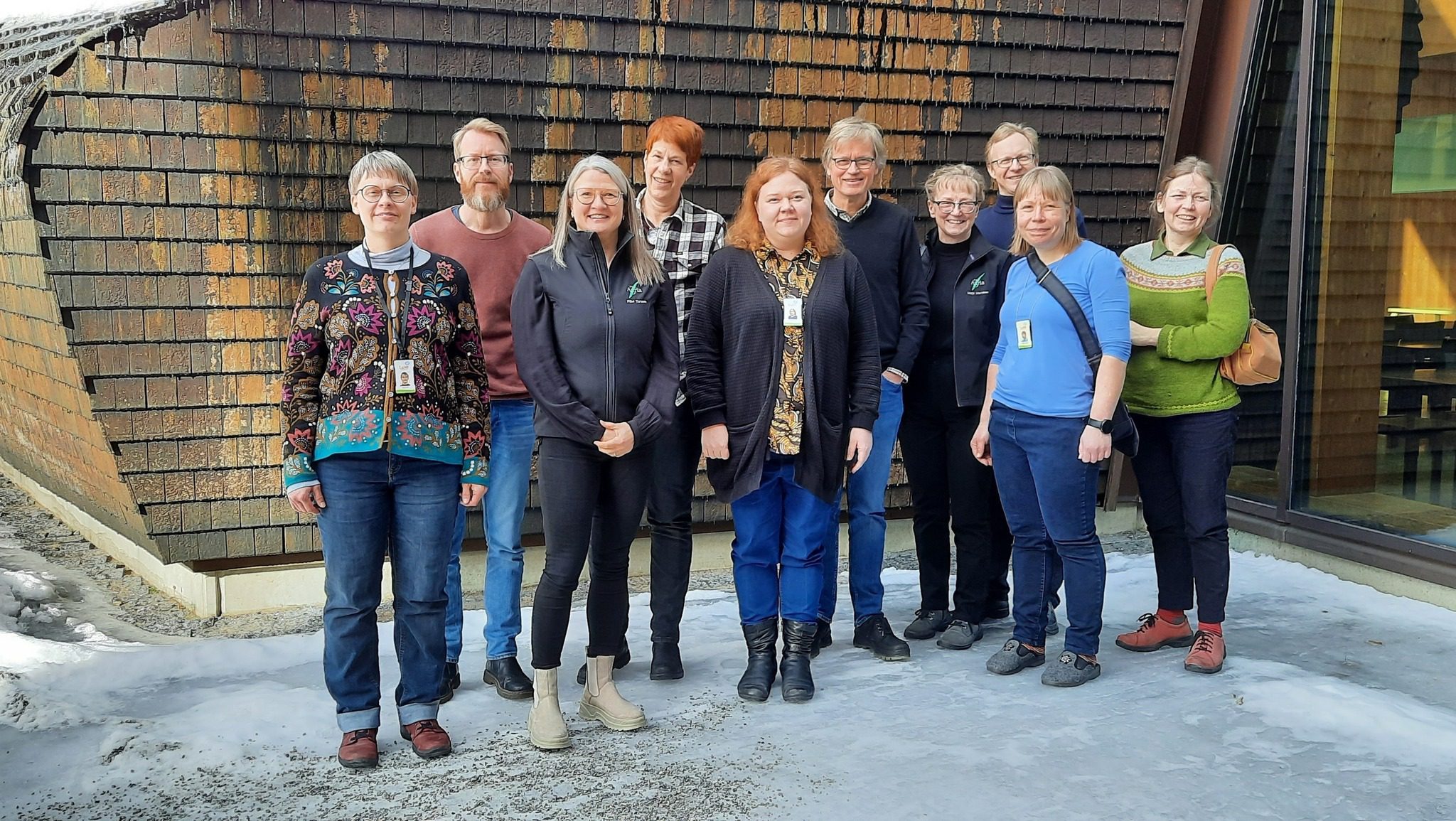 Pohjoismaisen herukkaseminaarin osanottajia 16.3.2023 Kuva Luke