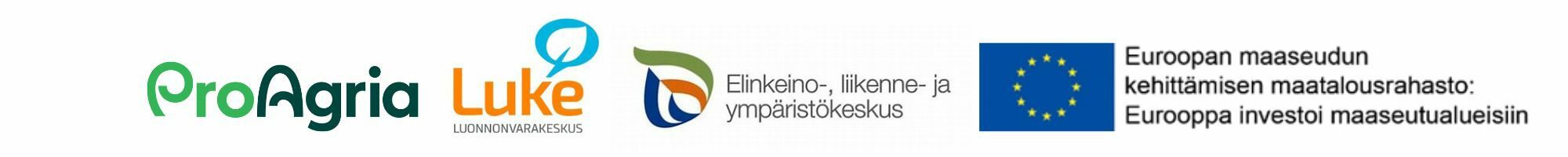Marjamaat-hankkeen toteuttajien ja rahoittajan logot