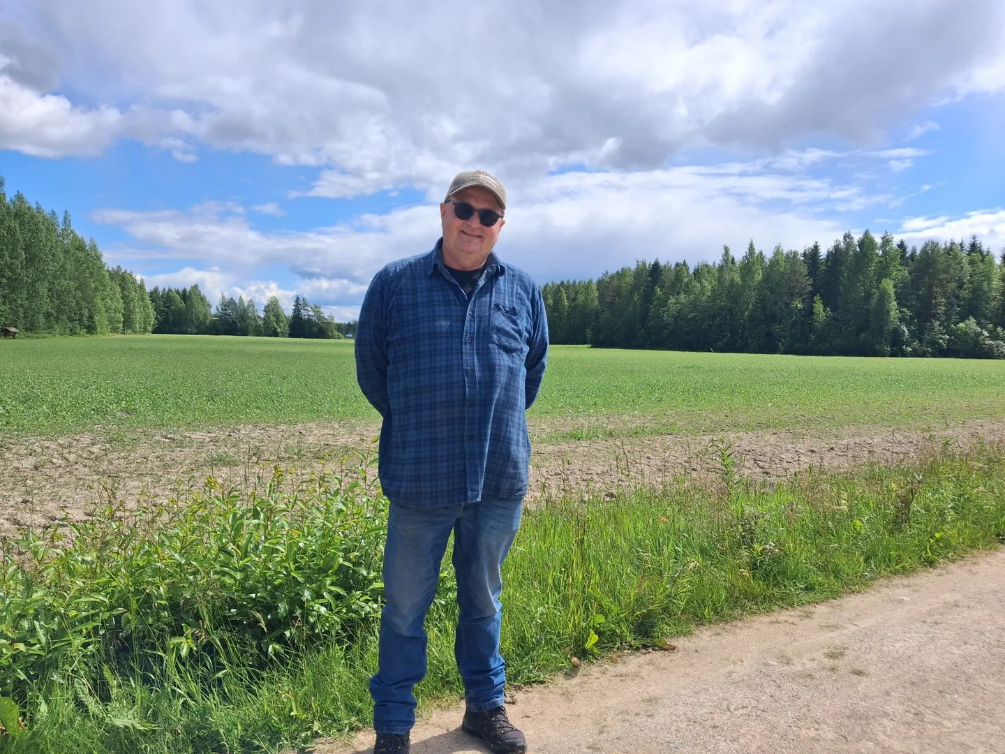 Rypsinviljelija Veli Pekka Karki