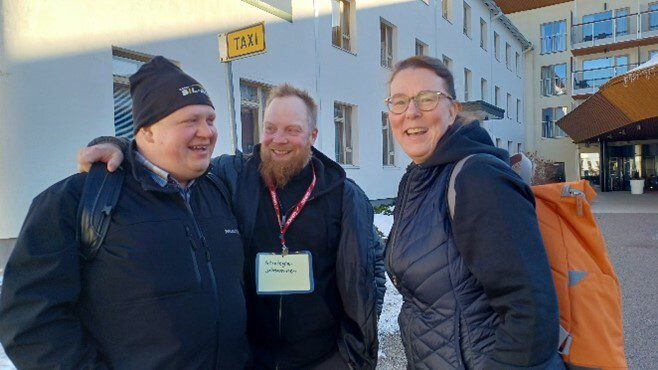 Arkihankkeen Itä-Suomen johtamismatkan osallistujia