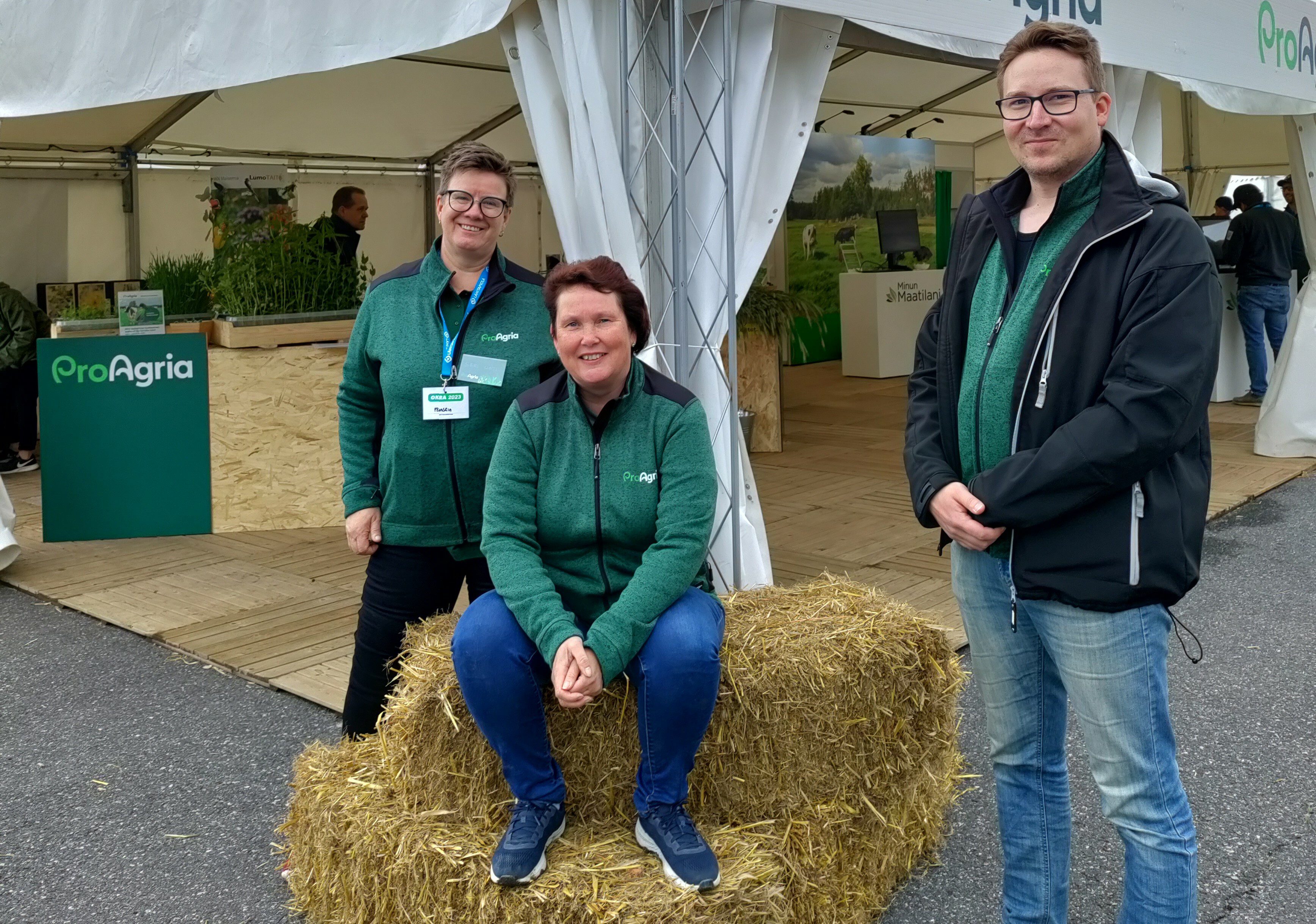 Asiantuntijoita Okra maatalousnäyttelyssä 2023