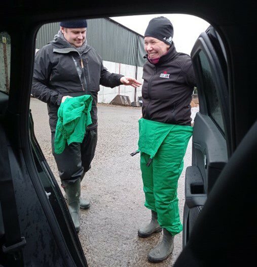 Viljelijävaihtoon osallistuneita kuva 5