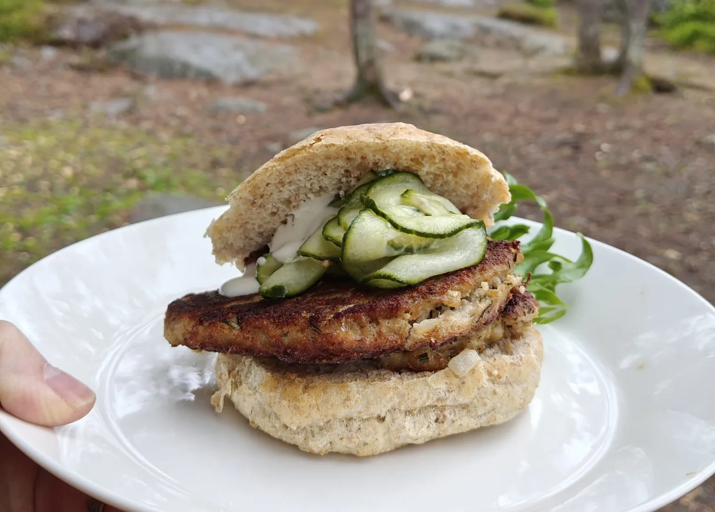Purilainen metsassa