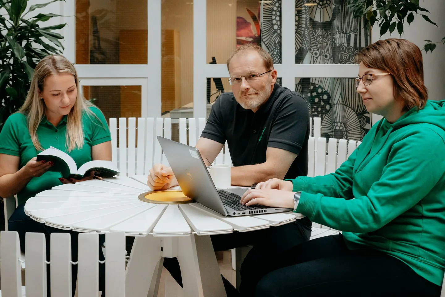 ProAgria Kiinteistonvalitys Oy LKV Henriikka Jaatinen, Markku Koivisto ja Ella Harju Kivistö