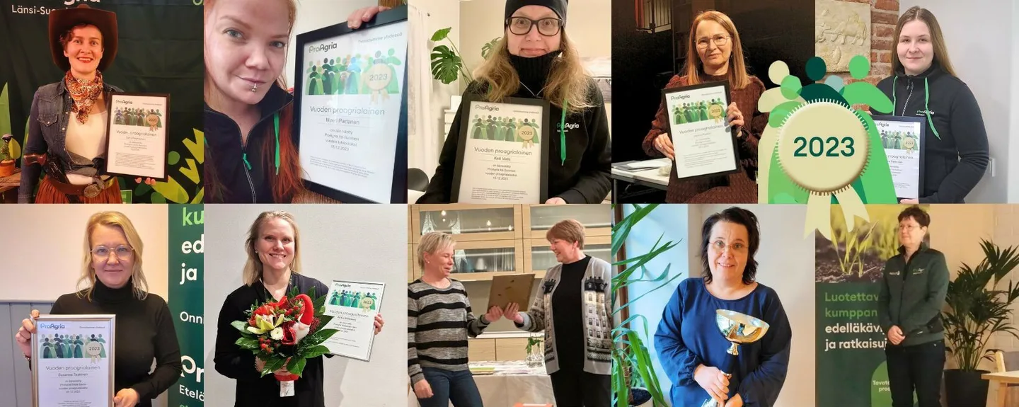 Vuoden proagrialaiset 2023
