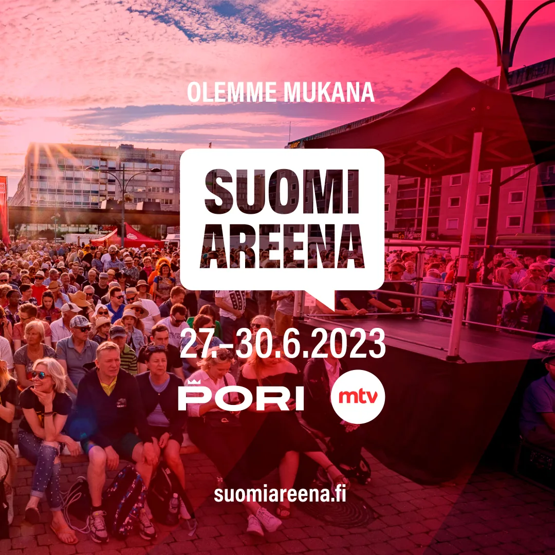 SuomiAreena olemme mukana