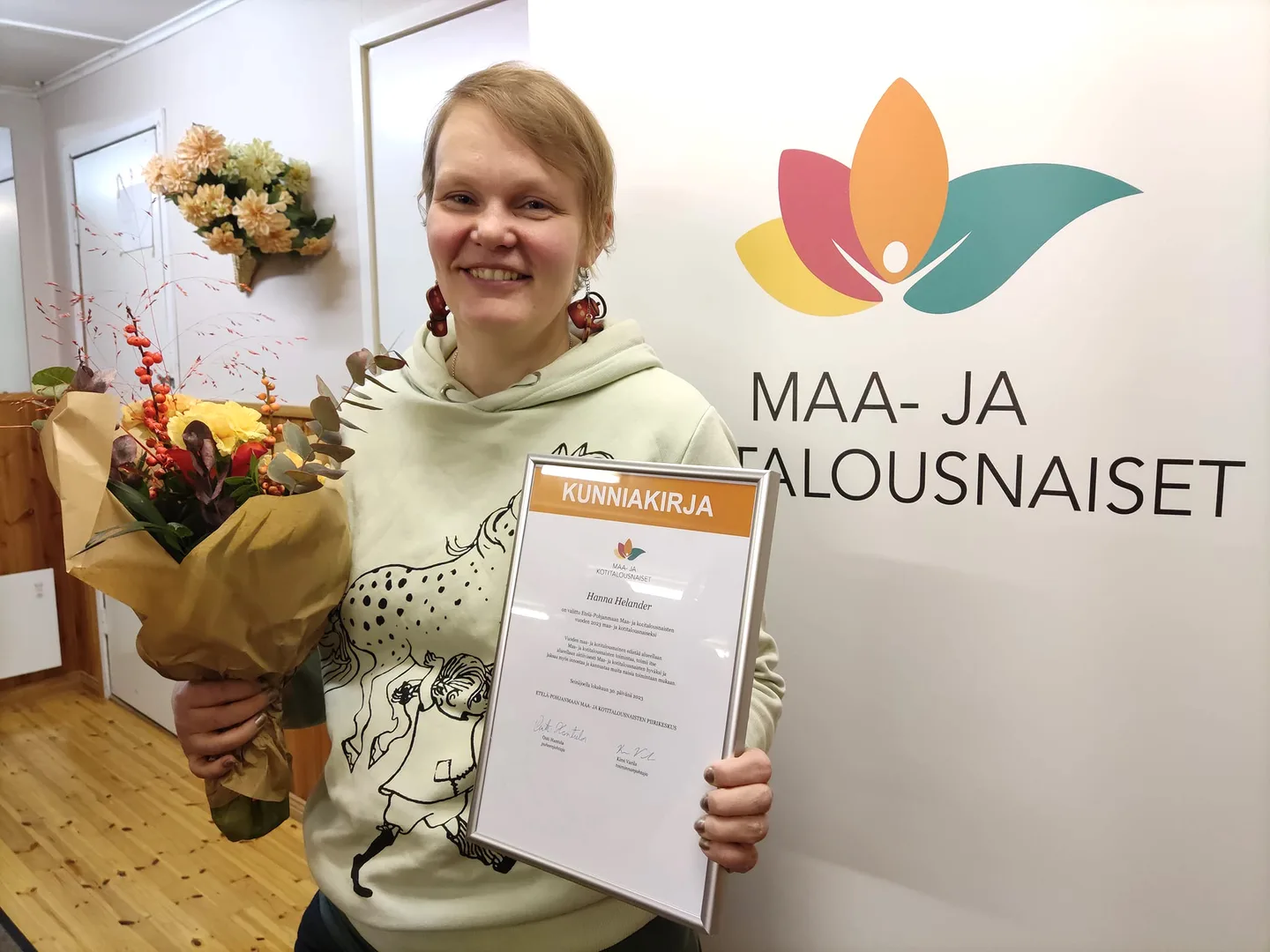 Vuoden 2023 mkn Hanna Helander