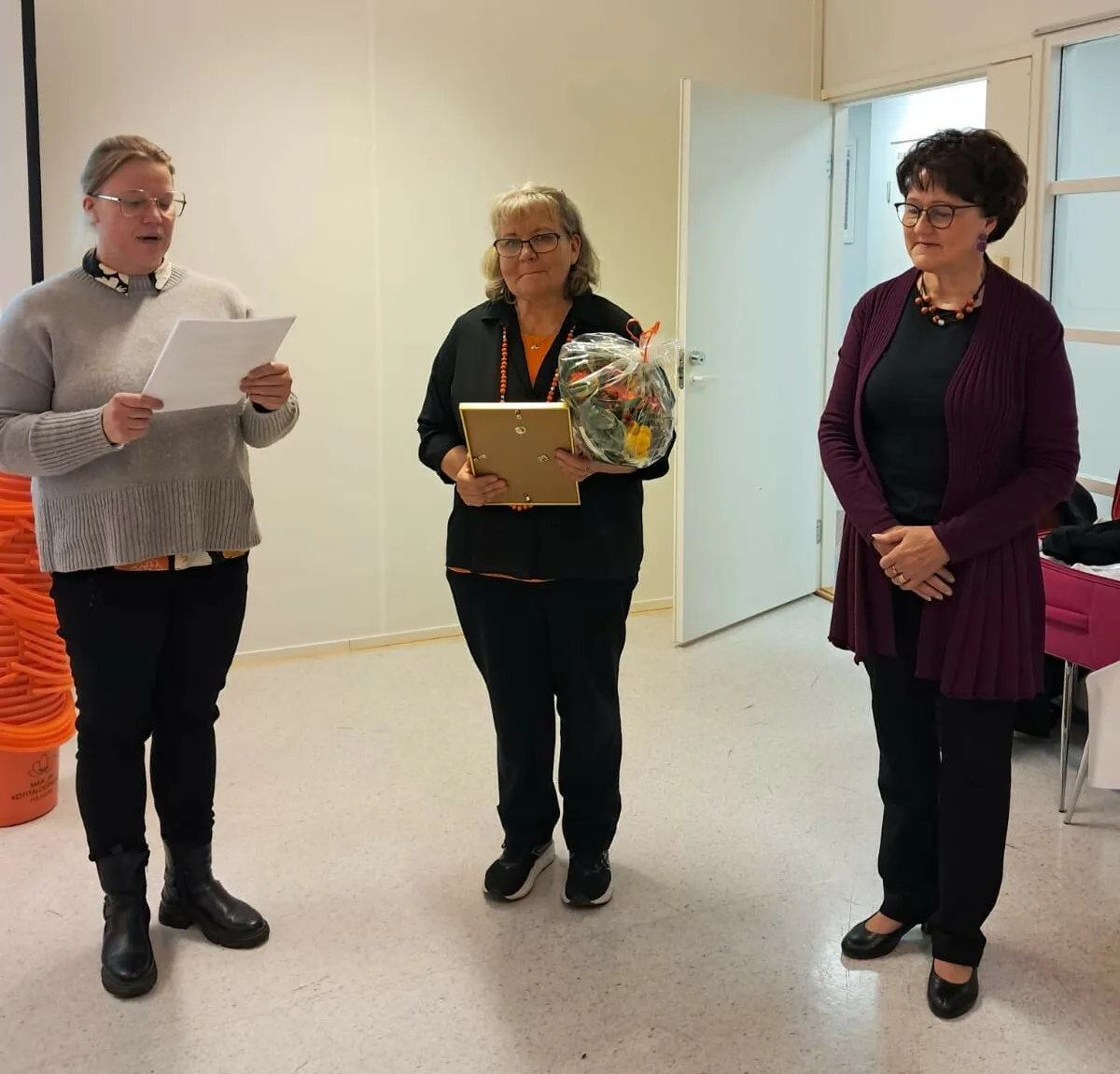 Vuoden MKN luovutus Marjalle