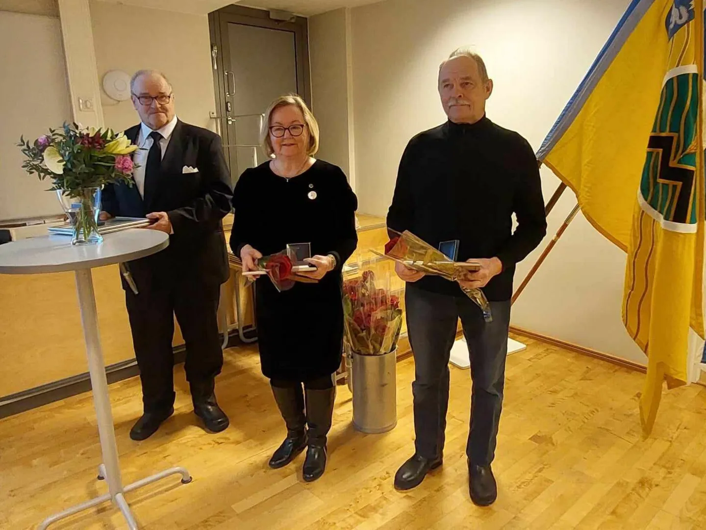 Vuosikokouksessa palkitut