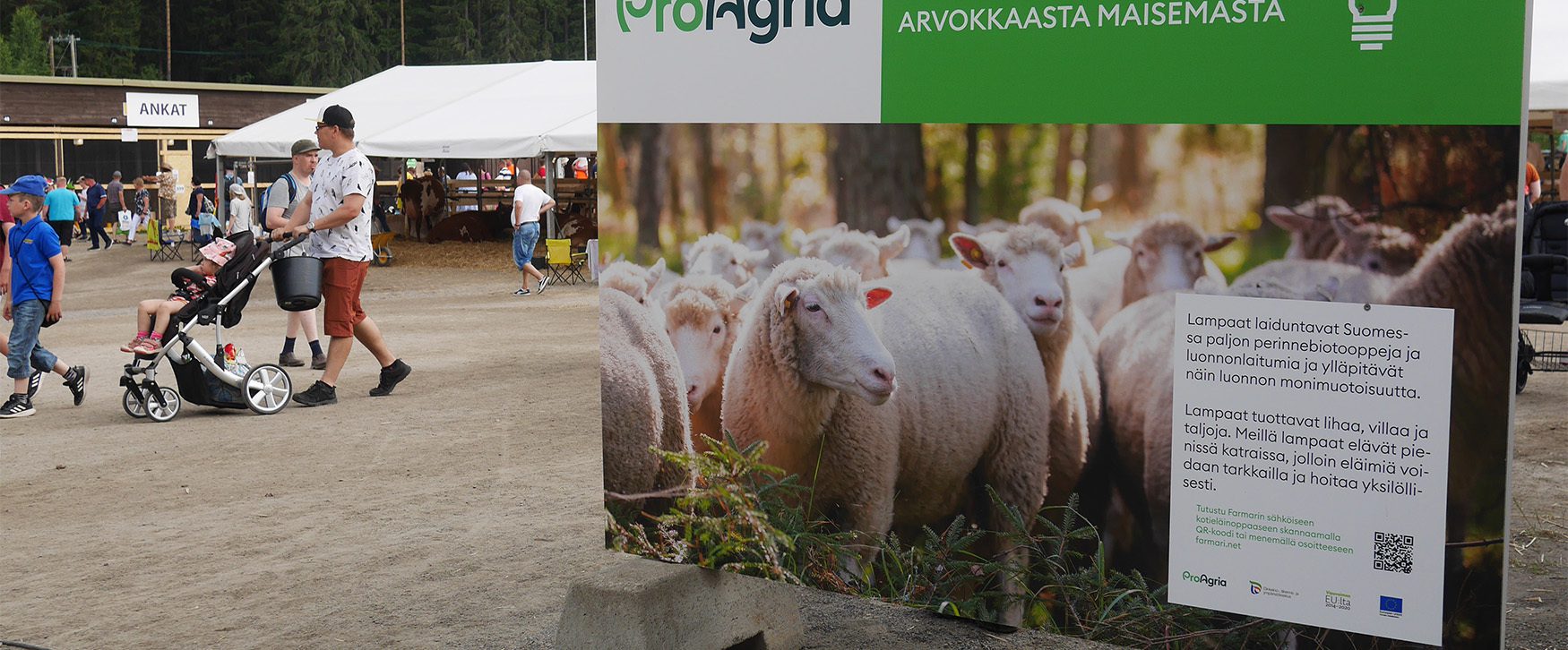 Vastuullisuus-hankkeen teemat esillä Farmarissa.