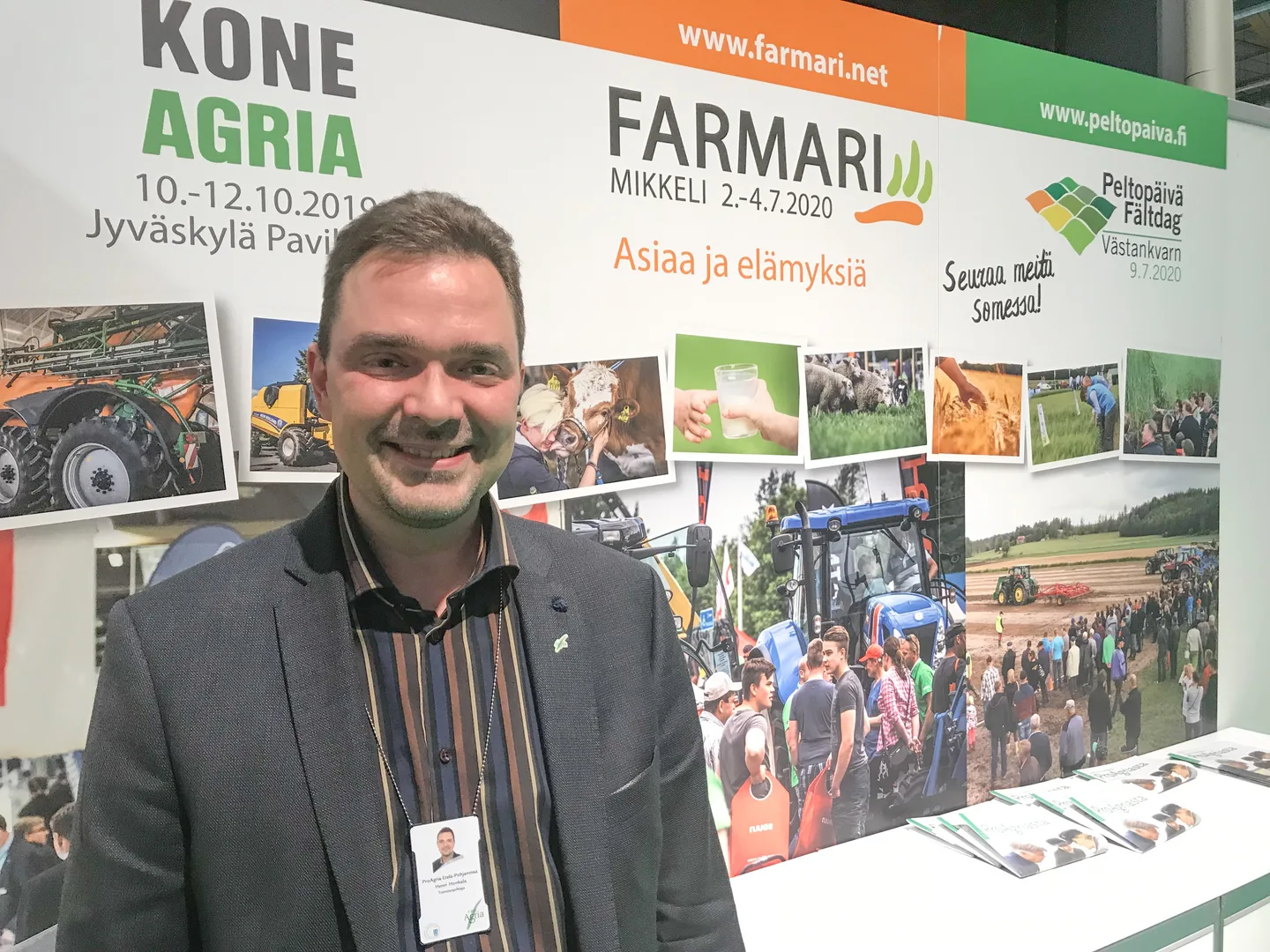 Valtakunnallinen näyttelyjohtaja Henri Honkala iloitsee ProAgria näyttelyiden vahvistumisesta