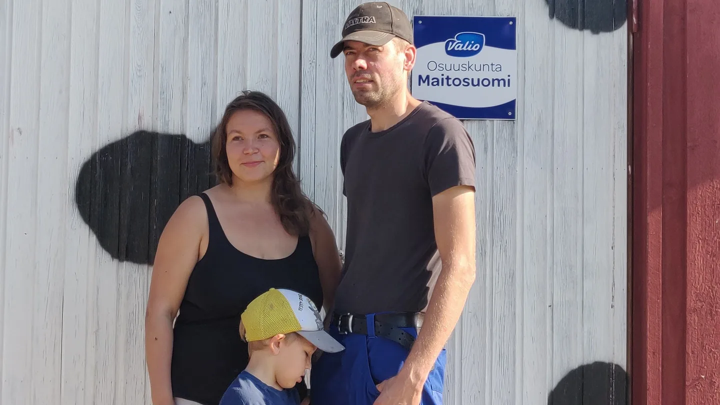 Jalasahon tilalla on kehitetty maidontuotantoa eteenpäin Kuva: Ida Kekäläinen