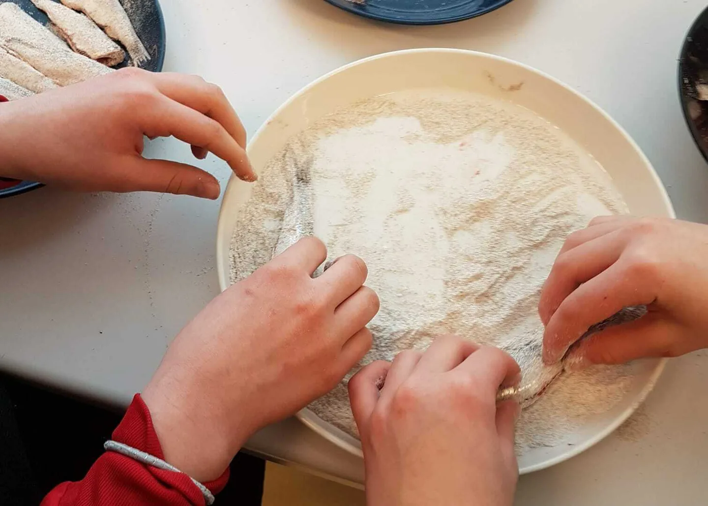 Kalan valmistusta anna kari