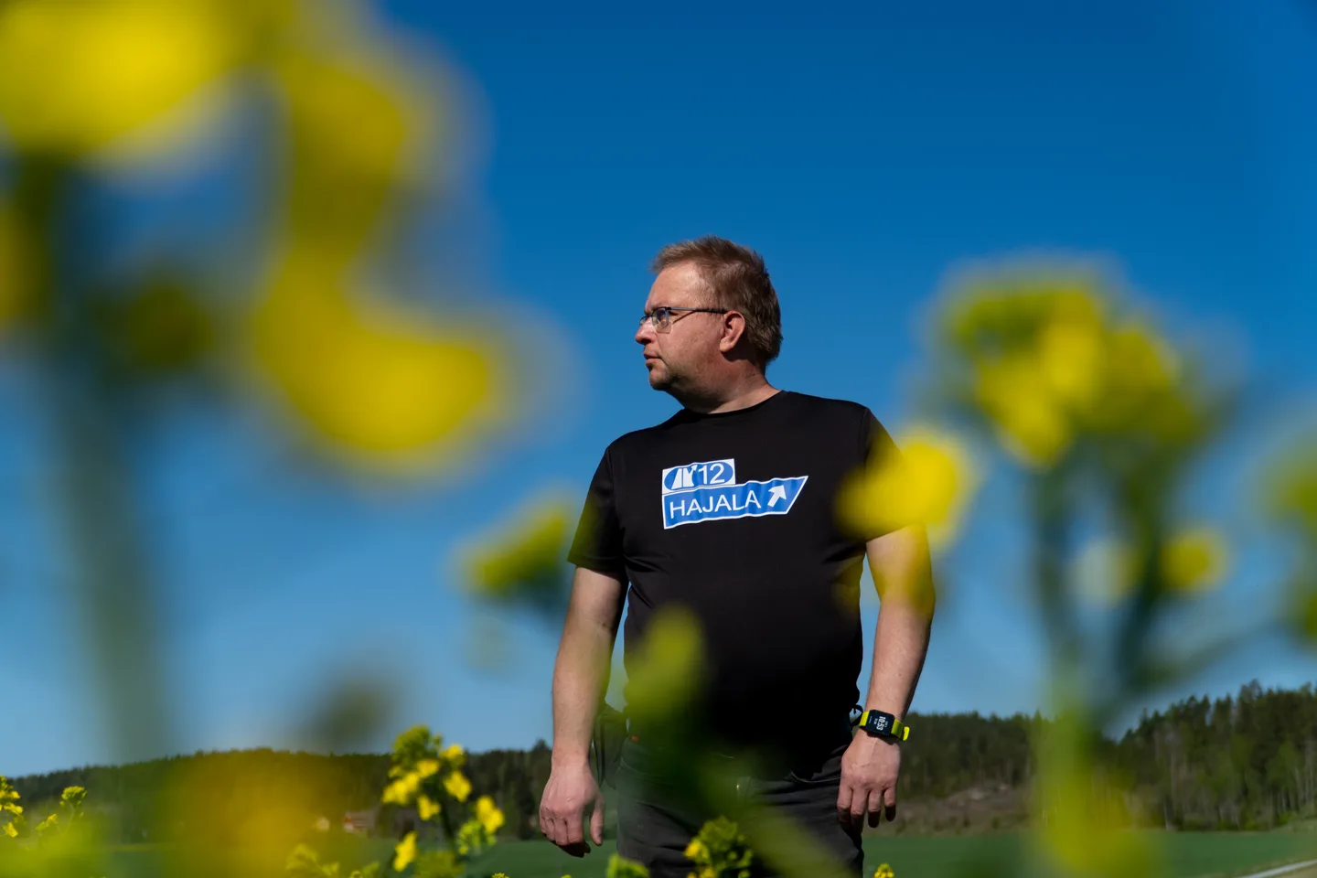 Olli-Pekka Ruponen sai Tuottajalle kiitos stipendin TäsmäViljely-foorumin toteuttamiseen. Kuva. Kaisa Uusi-Kraapo