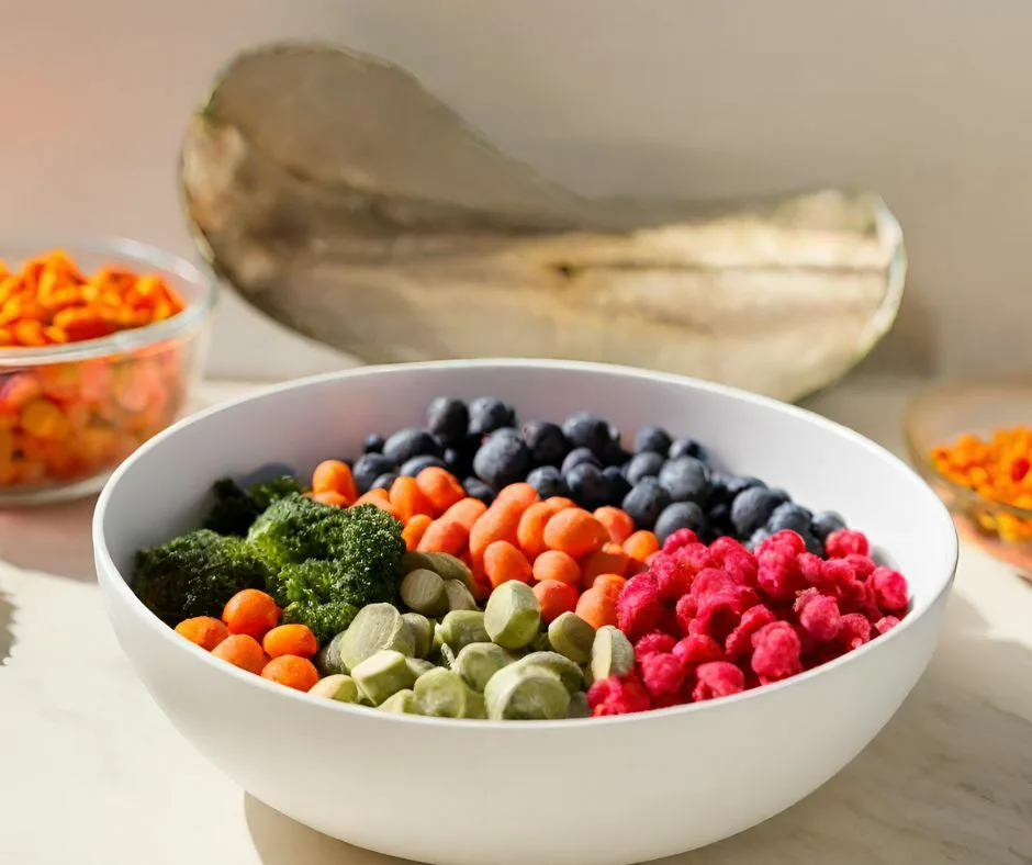 Pakastekuivattuja tuotteita