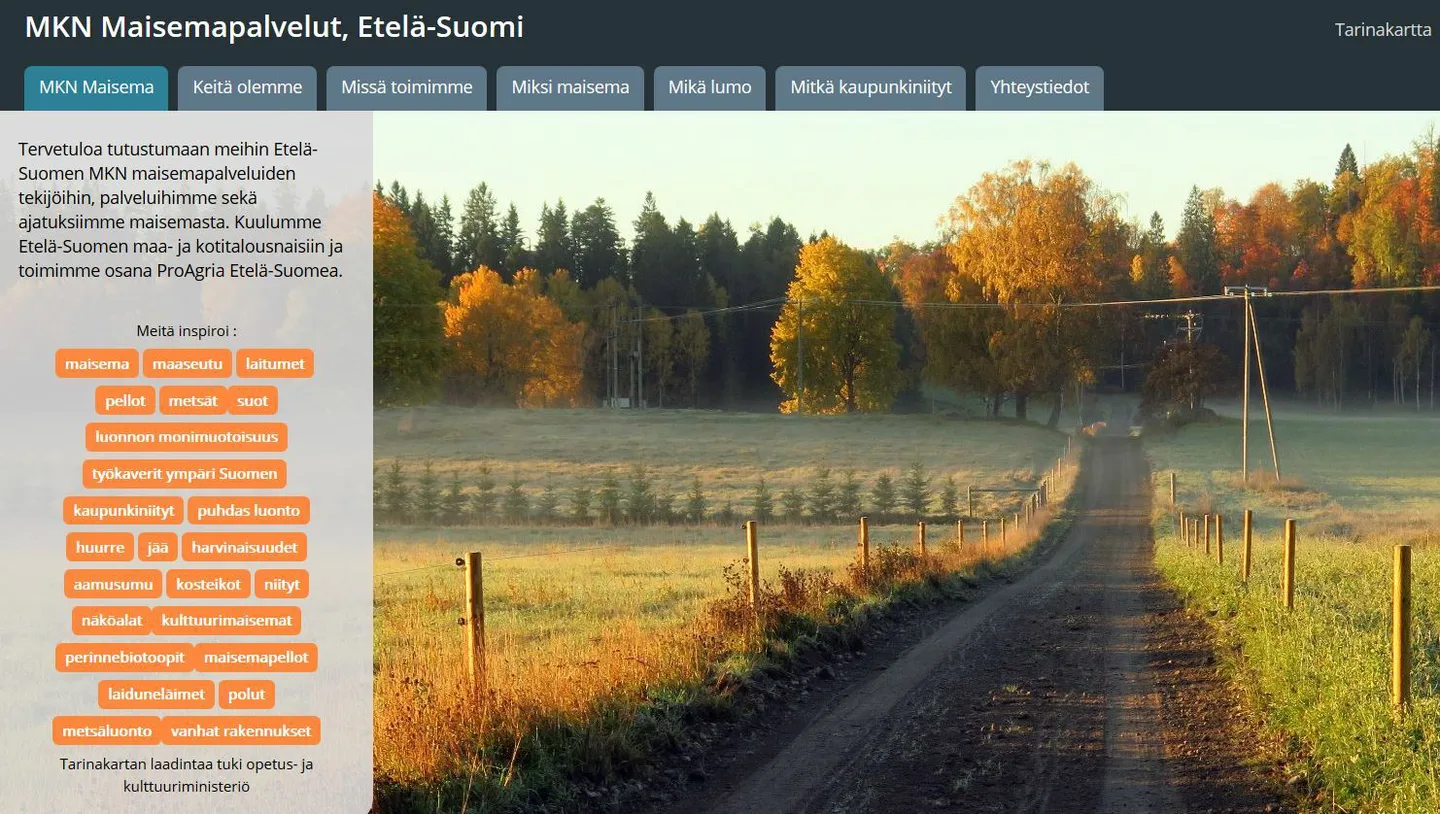 Tarinakartta etusivu