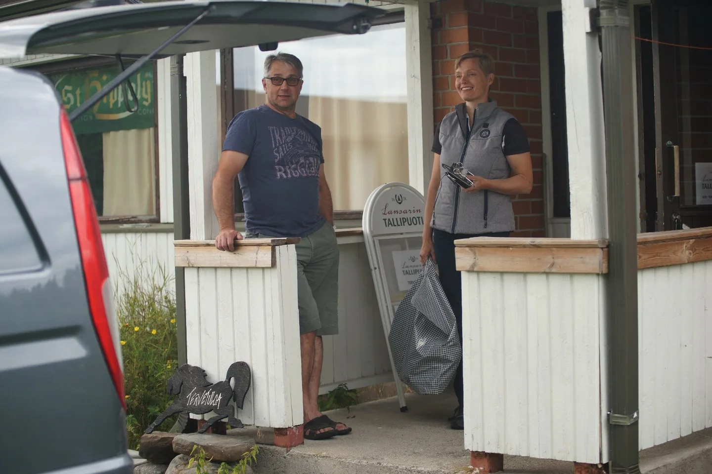 Heikki Tarssanen ja Riija Hasanen. Kuva: Jukka-Pekka Keronen